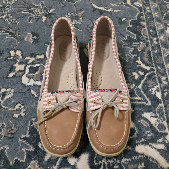 NWOT Floral Sperrys - Picture 2 of 9
